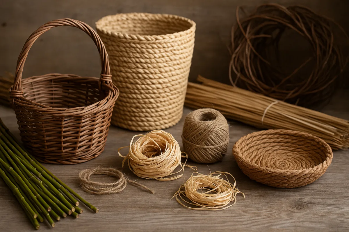 Quali sono i migliori materiali per cestini fatti a mano? La selezione che valorizza ogni creazione
