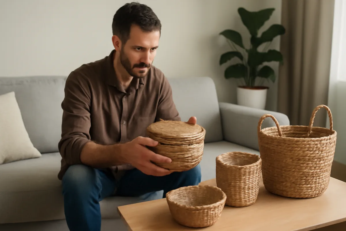 Come abbinare i cesti handmade al living moderno: soluzioni pratiche dagli artigiani