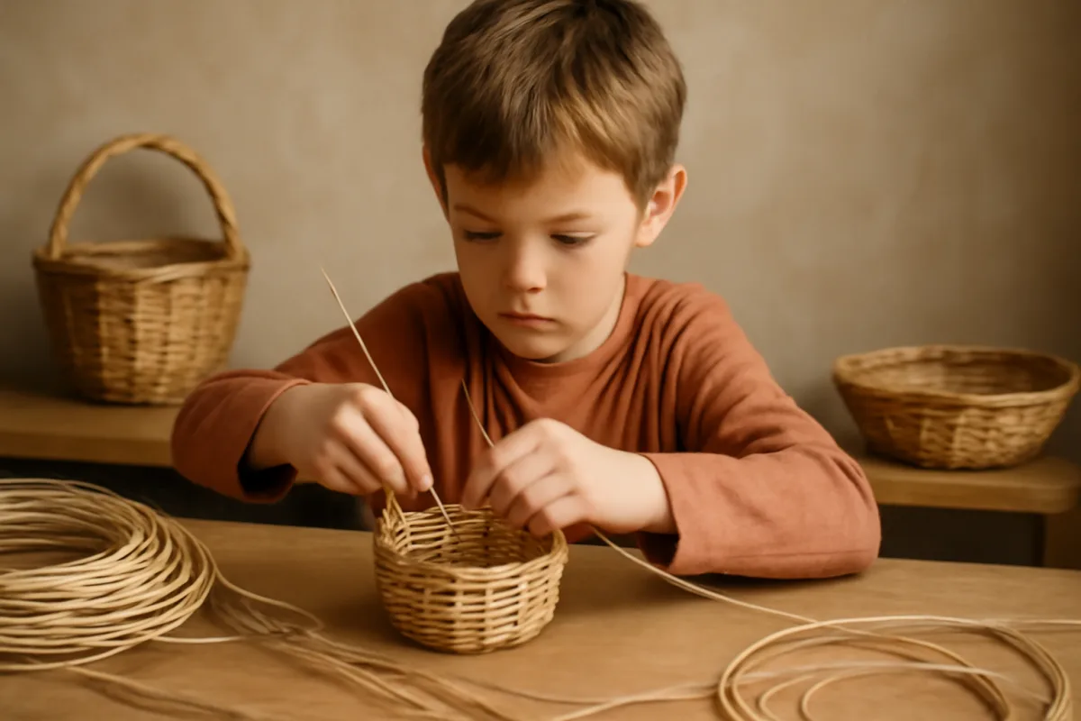 Progetti in cesteria per bambini: attività che sviluppano manualità e creatività