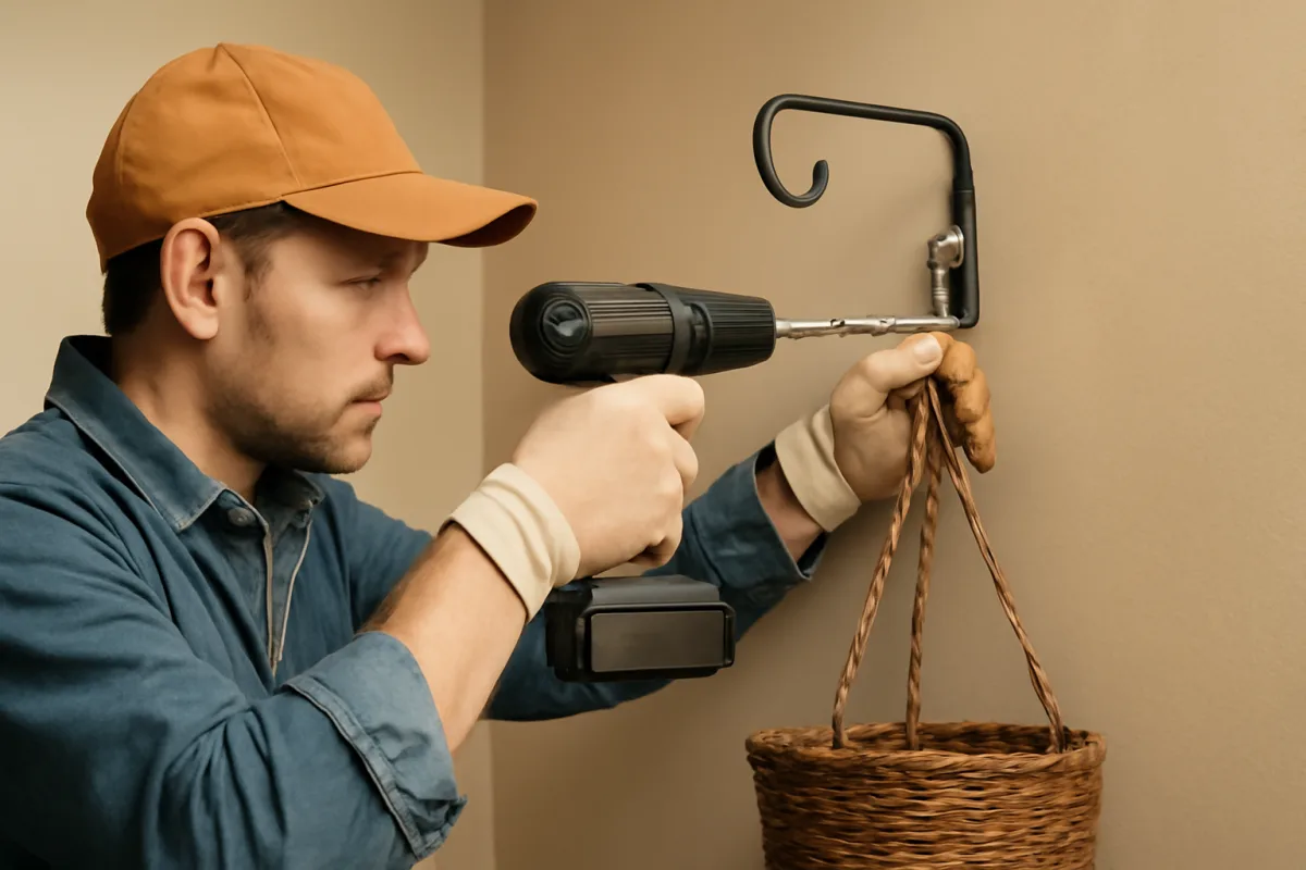Come montare un supporto per appendere cesti? La soluzione sicura che pochi adottano