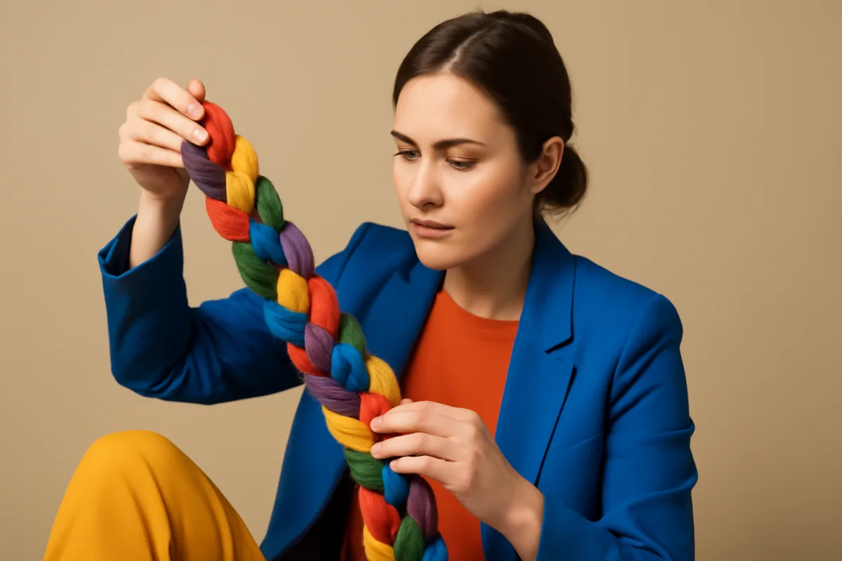 Intreccio multicolore: come scegliere le combinazioni che non stonano mai