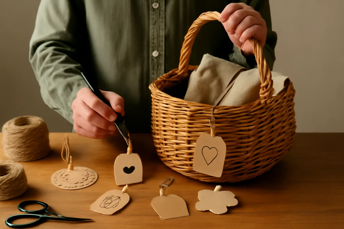 Come realizzare etichette creative per i cesti artigianali? Le idee che li rendono speciali