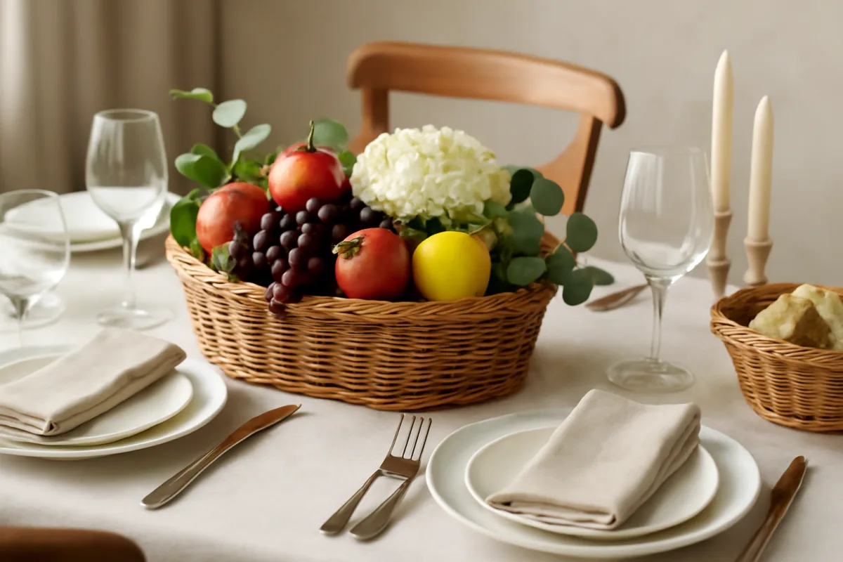 Decorare la tavola con cesti centrali: consigli pratici per presentazioni sempre eleganti