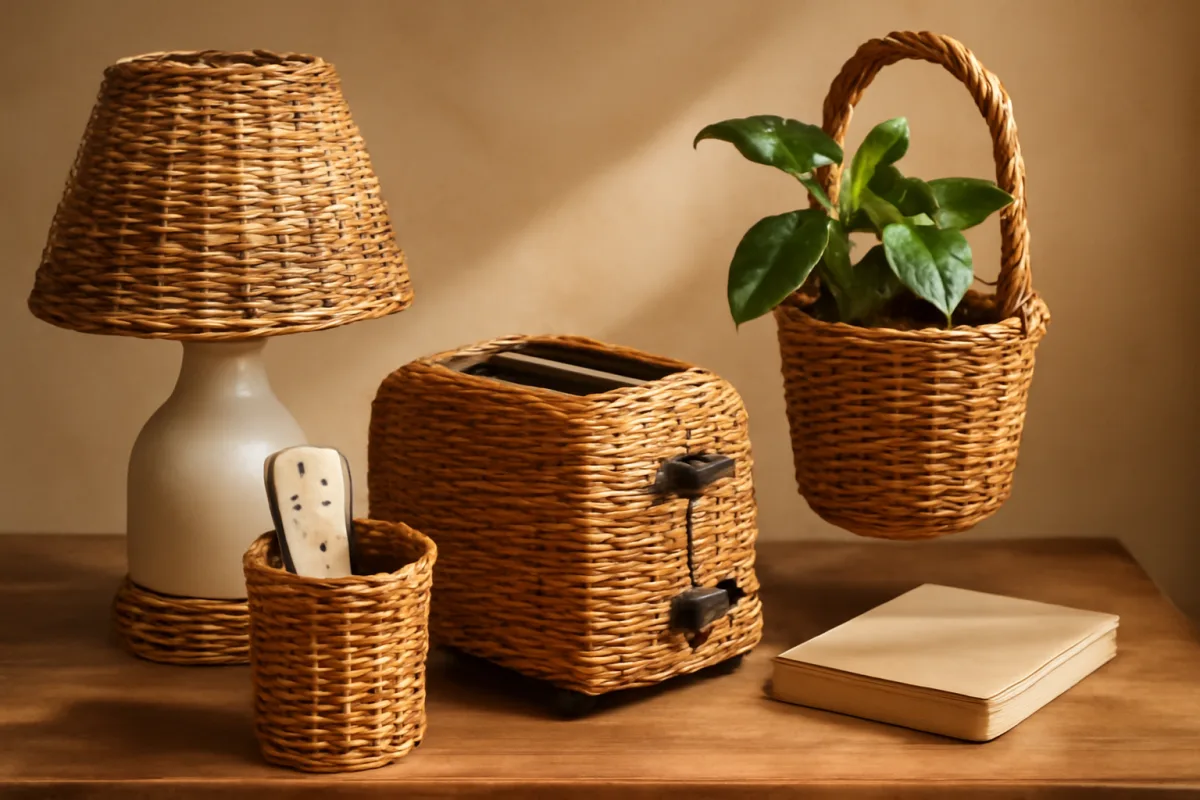 Come reinventare oggetti comuni con la cesteria? Idee creative per dare nuova vita a ciò che hai in casa