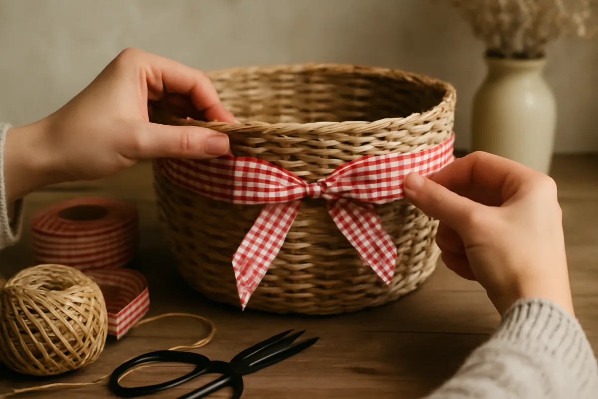 Come decorare un cesto rustico: tecniche semplici per un tocco personale