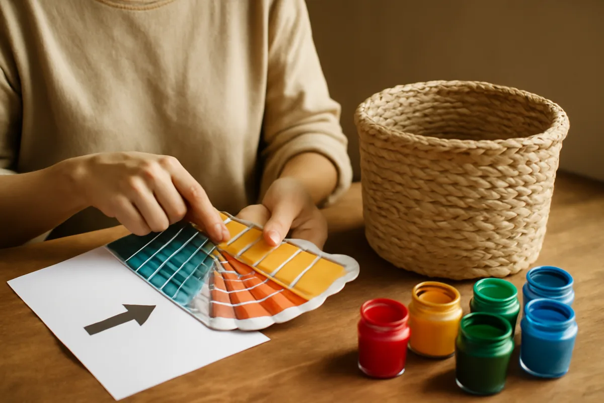 Come scegliere il colore giusto per un cesto artigianale? Il metodo infallibile