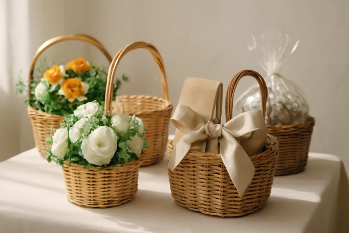 Cesti decorativi per eventi: idee rapide che colpiscono senza fatica